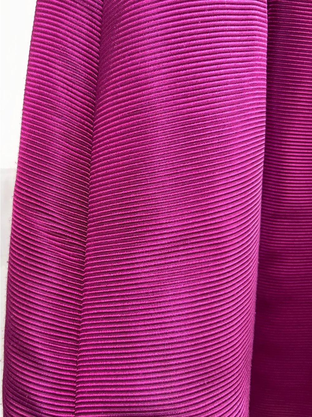 Ted Baker London Magenta Structured Pleated A-Line Midi Skirt Size 2
